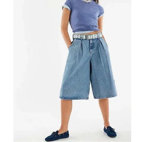 Free People CRVY Antonia Culotte Crop Size 28 - Picture 6 of 15